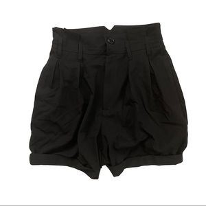 High Waisted Cuffed Shorts